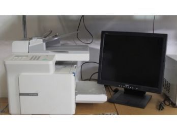 Canon Printer And Monitor