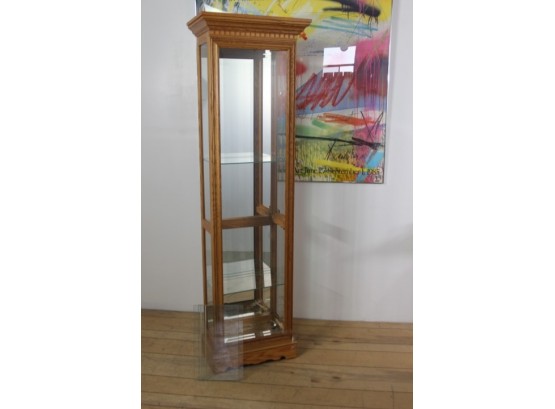 Curio Cabinet With Glass Shelf's