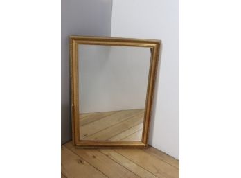 Framed Mirror-Gold Tone