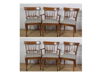 Set Of 6 Brandt Furniture Of Character Dining Chairs