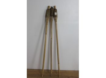 3 Bamboo Tiki Torch