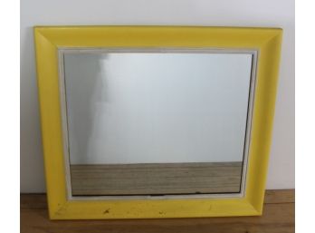 Yellow Painted Mirror