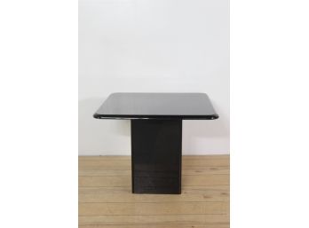 Black Lacquer Side Table
