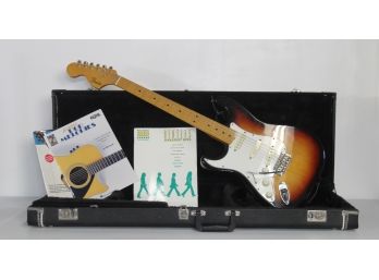 Affinity Stratocaster Left-Handed Electric Guitar Brown Sunburst-Fender