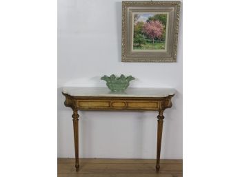 Marble Top Wall Console