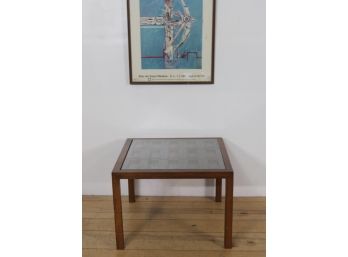 Mid Century Modern Glass Accent Stand