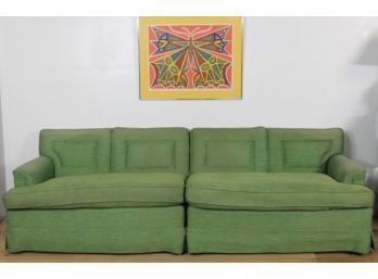 Vintage Mid-century Modern Sofa Couch With Original Upholstery