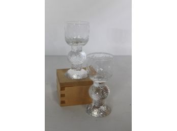 Pair Of 4 1/2'Candle Holder