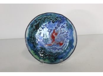 Art Glass Plate- 9'Round