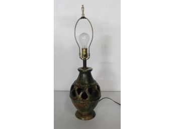 Vintage Pottery Lamp 24'H