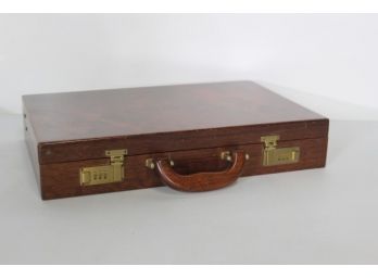 Kouvola Of Athens Wooden Briefcase