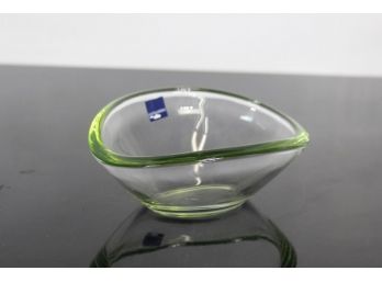 Stunning And Sleek Leonardo Glass Hi-Lo Candy Dish, Made In Germany