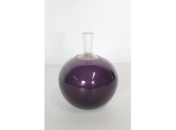 Modern Art Glass Vase-7 1/2'H