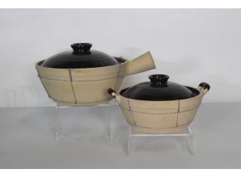 2 Modern Oriental Pots