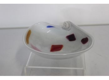Vintage 1960s Barbini Art Glass Bowl