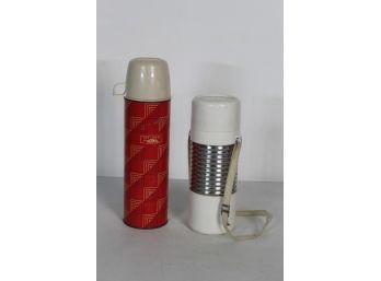 Vintage Nissan Vacuum Flask & Icy-Hot Thermos