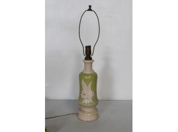 Aladdin Lily Of The Valley Retro Glass Lamp-(25 1/2'H)