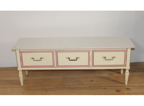 French Provincial Low  Console
