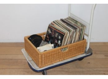 Case Of Vinyl Records (LP & 45)