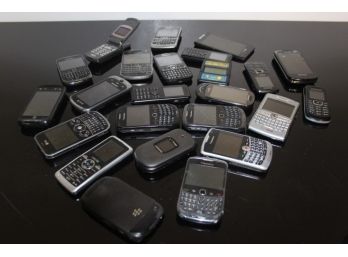 Assorted Lot Of Old Phones -sold As Is