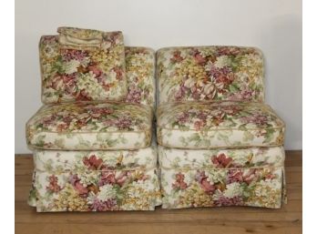 Pair Of Accent Chair With Floral Print