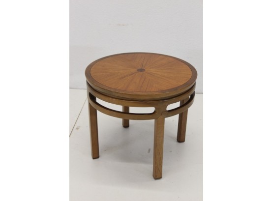 Baker's Round Accent Table