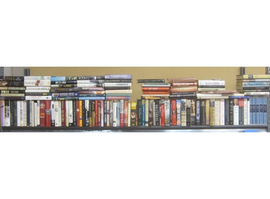 Shelf Lot Of Books -#1