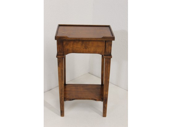 Small Accent Table With One Drawer