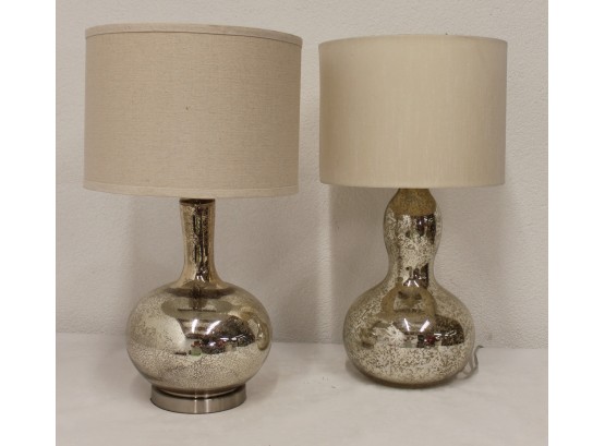 Pair Of Modern Lamps-  24 1/2'Tall