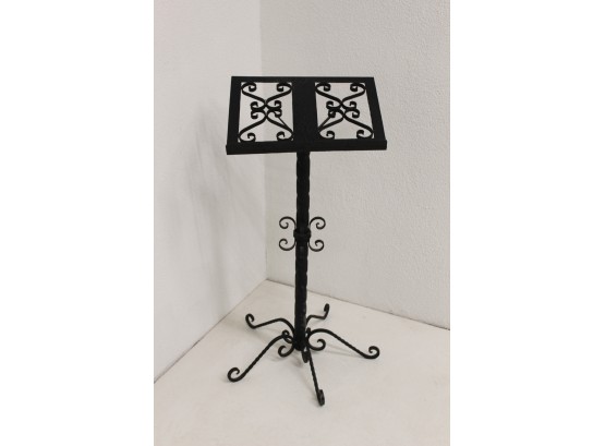 Black Iron Music Or Book Stand