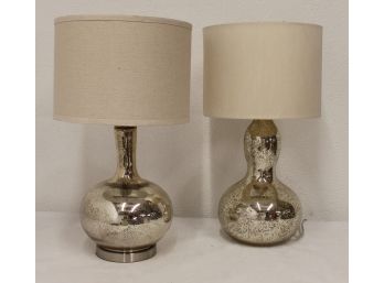 Pair Of Modern Lamps-  24 1/2'Tall