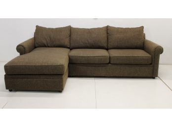 Bloomingdale's Sleeper Sofa With Chaise -8 1/2' Long
