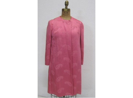 Vintage Pink  Embroidered Jacket