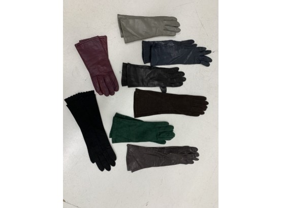 Group Lot Of Ladies Vintage Gloves #1