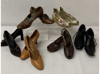 Group Lot Of Vintage Shoes