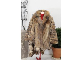 Vintage Raccoon Weinstein's Fur-faire  3/4 Coat