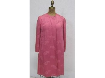 Vintage Pink  Embroidered Jacket