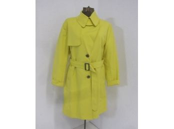Vintage Yellow Anne Klein Trench Coat