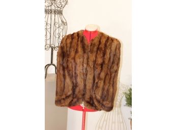 Vintage Fur Cape Fur Stole-bronxville Furriers