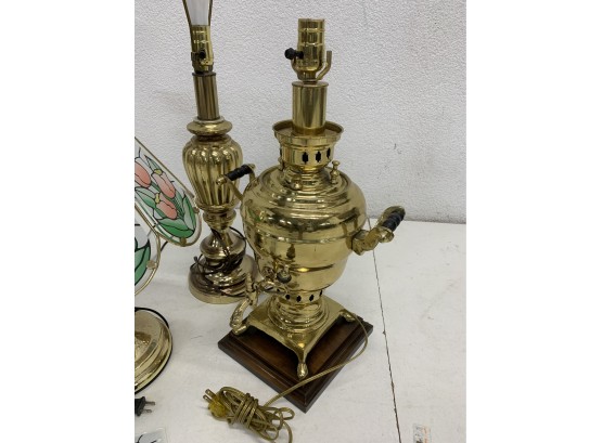Group Lot Of Lamps-#2