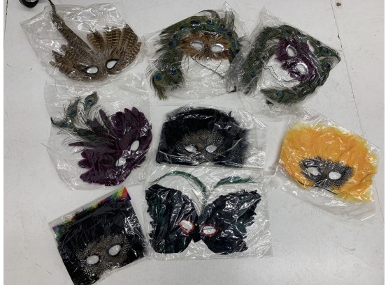 Group Lot Of Mardi Gras New Orleans Masks