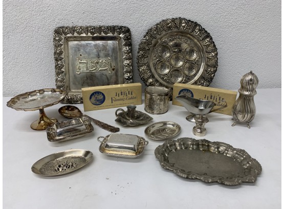 Group Lot Of Silverplated