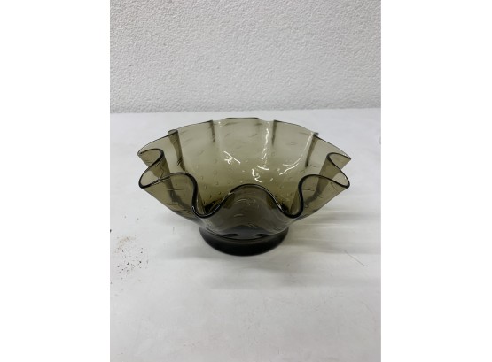 MCM Scarfe Glass Handkerchief Vase