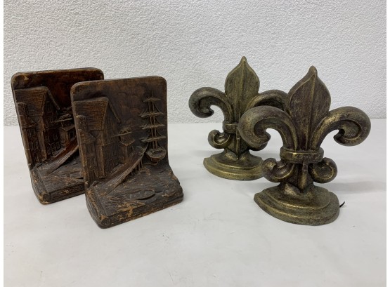 2 Pair Of Bookends