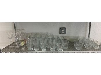 Shelf Lot -glassware