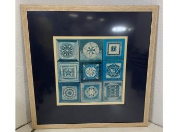 Frame Print Of Quilt Patterns