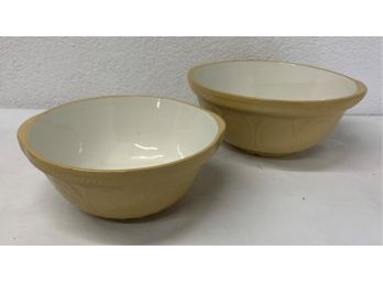 2 Green Gripstand Mixing Bowl,1960s Mixing Bowl, Traditional English,