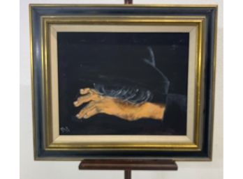 Painting Of A Person Leaning On His Hand