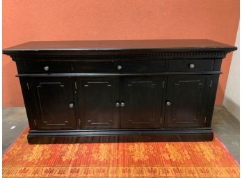 Black Painted Office Console