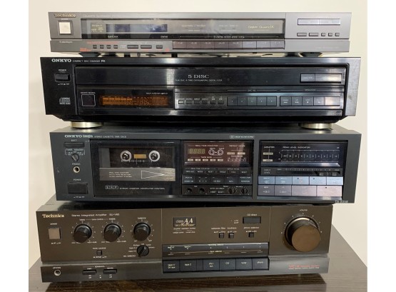Group Lot Of Stereos